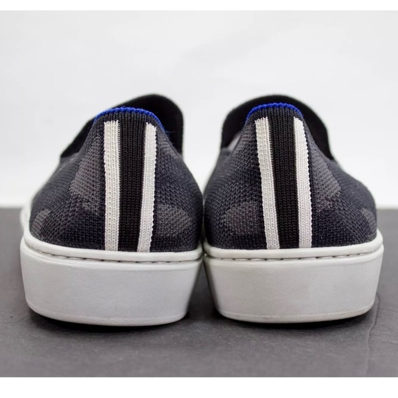 Rothy's Womens US 8.5 The Original Slip On Sneaker Grey Camo Camouflage Sneakers - Picture 10 of 12